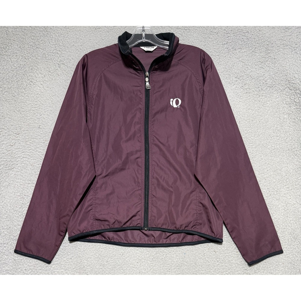 Pearl Izumi Womens Medium Lightweight Full Zip Cycling Windbreaker Jacket
